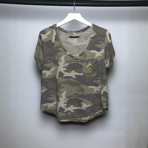 Camo Abercrombie Tee - Picture 1 of 2